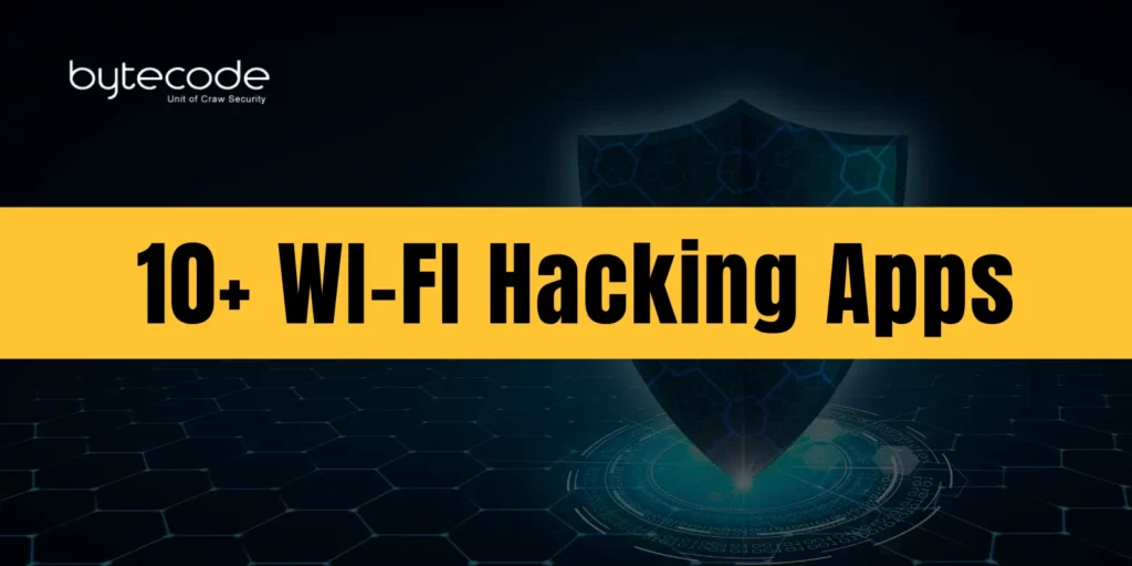 This image shows about 10+ WI-FI Hacking Apps in India