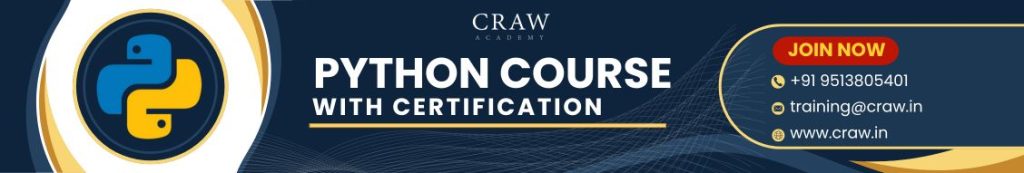 Python Programming Training Course with Certification at Craw Security