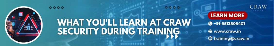 What You'll Learn at craw security during training