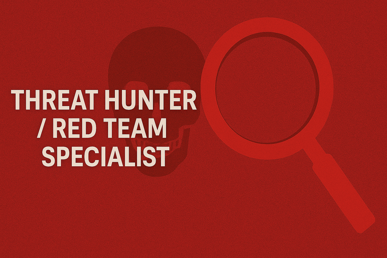 Threat Hunter Red Team Specialist